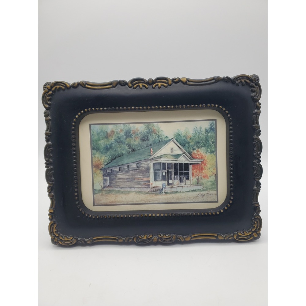 Vintage Framed Rustic Americana Store Decor